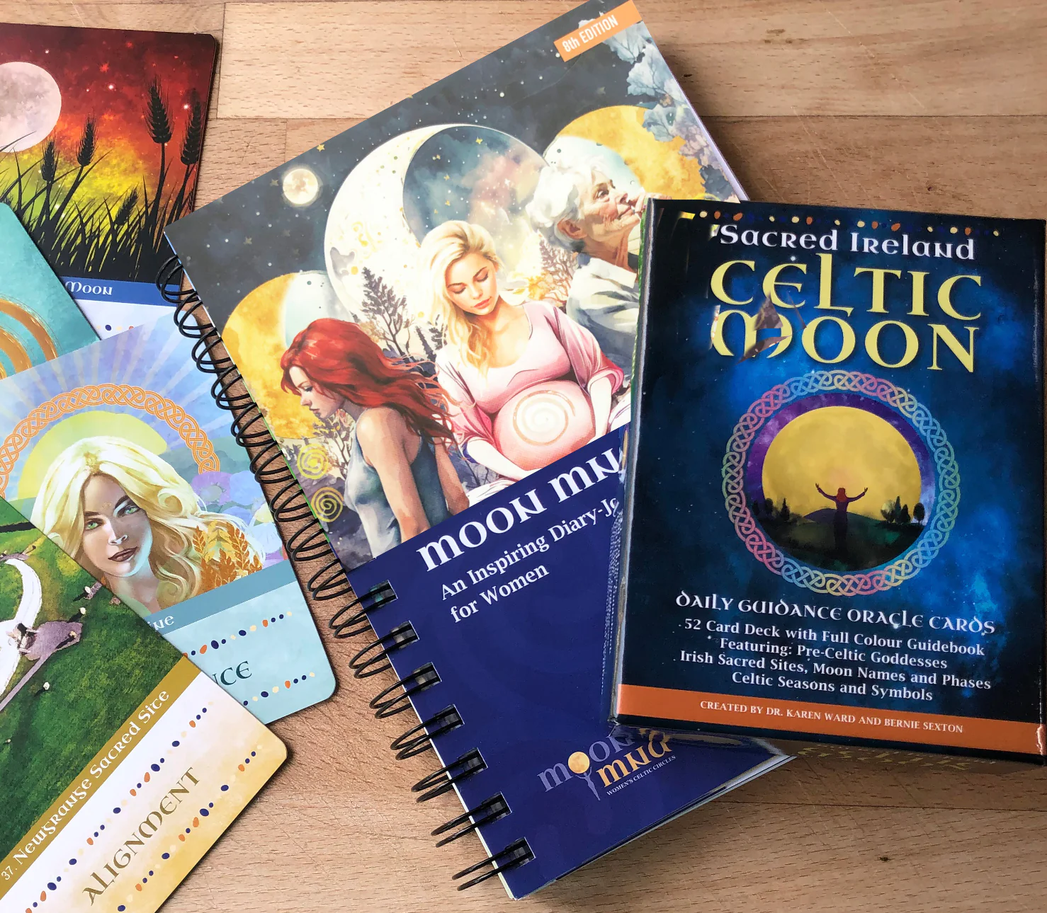 Moon Mna Diary Journal Oracle Cards Bundle 2024